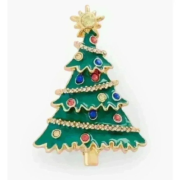 Talbots-Christmas Tree Brooch - Picture 1 of 2
